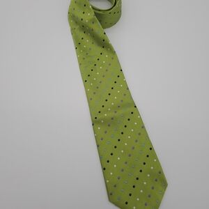 Duck Head Lime Green Polka Dot Tie
